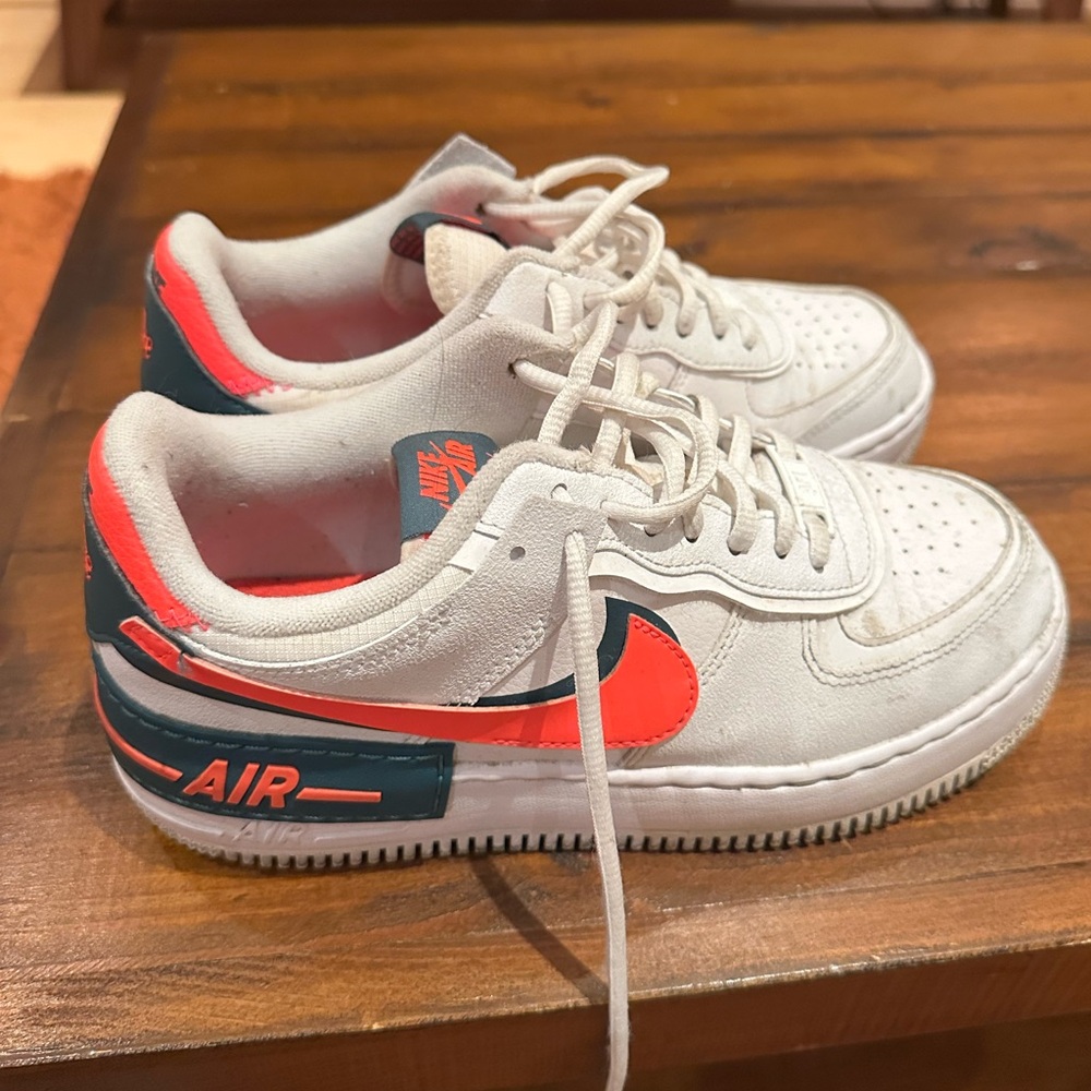 Nike Air Force 1 Low Shadow White Solar Red (Women's)